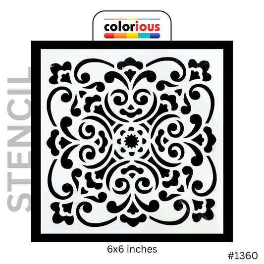 Decorative Baroque Stencil