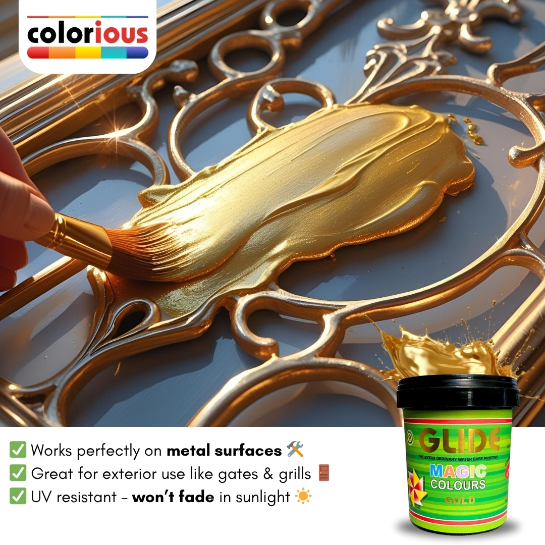 Azaadi Deal - (4x Glide Magic, 3x Brushes, 1x Stencil & 1x Roller)