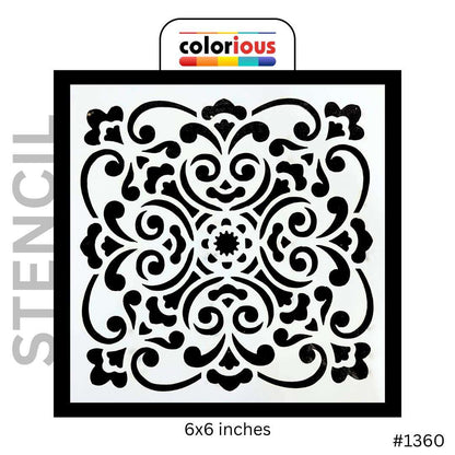 Decorative Baroque Stencil
