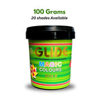 Glide Magic Colours Gold water-based paint, 100 grams, 20 shades available