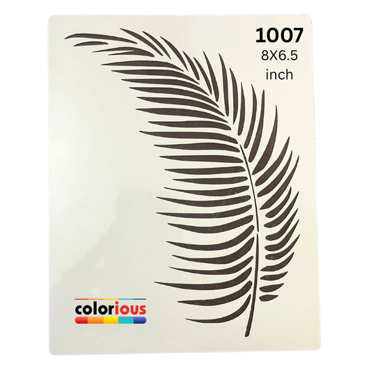 Palm Leaf Stencil #1007