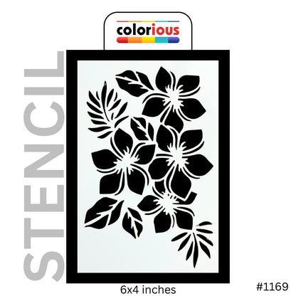 Flower Stencil - Elegant Floral Design