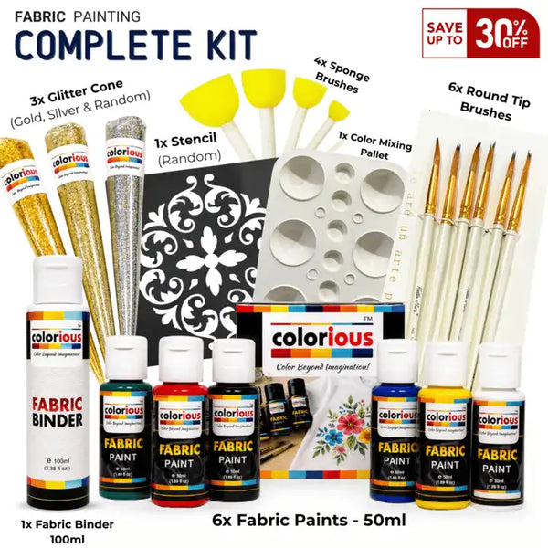 Fabric Painting Complete Kit